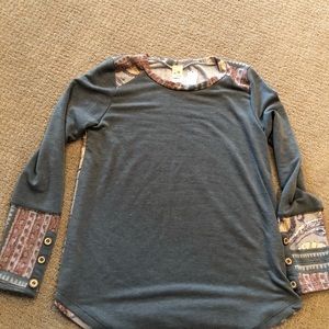 Olive color - nwt - long sleeve shirt. Super cute buttons by cuff